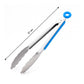 Durable stainless steel kitchen tong for safe food handling
