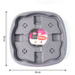 Side view of heavy duty gas cylinder trolley showing compact design