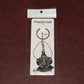 Lord Ganesha keychain packaged in Peepal leaf blister pack