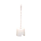 Ergonomic Pro Clean toilet cleaning brush securely placed in its potted holder.