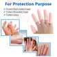 Set of 145 silicone finger caps, suitable for various protective needs.