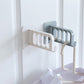 Clean design single door hook for various uses in bathroom or kitchen.