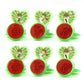 Cartoon heart stamps with various expressions, ideal for teachers and parents.