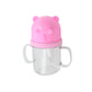 A child's hand holding a Feedora Baby Milk Sippy Mug, demonstrating easy grip.