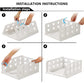 Practical storage organizer for decluttering laundry rooms and closets.