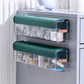The multi-purpose 5-cell wall mount drawer organizer storing various small accessories.