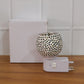 Star pattern night lamp casting calming star-shaped wall light patterns