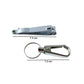 Stainless steel nail clipper set ready for accurate nail maintenance
