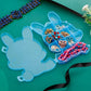 Clear storage container for small collectibles, featuring an adorable bear motif.