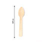 Crafted wooden disposable tasting spoon 110mm for eco-friendly events