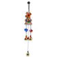 Decorative metal dragonfly garden wind chime hanging with S-hooks
