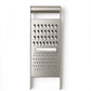Quick prep stainless steel grater and slicer with sharp blades