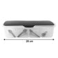 Four spoon set included with plastic 4-section spice box container