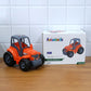 Playtime tractor toy featuring friction-powered movement and bright colors