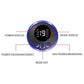 Infographic highlighting the 8 modes and 19 intensity levels of the massager.