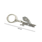premium stainless steel religious keychain accessory