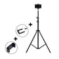 Durable metal easel with non-slip feet, designed for stability on any surface.