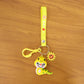 Kawaii dinosaur keychain decorative charm for kids and teens