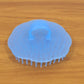 Portable scalp cleaning shampoo tool made of silicone