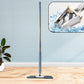 Velvet Wipe Flat Mop with 360-degree rotating head, shown cleaning a floor.