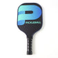 Fiberglass pickleball paddle with anti-slip cushioned grip and cover