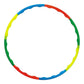 Vibrant interlocking hula hoop for engaging fitness workouts.