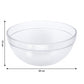 Textured plastic mixing bowl designed for stable idli batter preparation