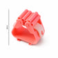 Broom holder clips for mop storage, wall-mounted design