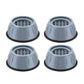 Anti vibration pads effectively reducing noise and movement of laundry appliances.