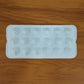 Square ice cube mold made of durable plastic for freezer