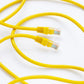 Reliable Ethernet LAN cable with plastic insulation for durability