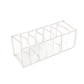 Top view showcasing the seven distinct sections of the laundry sorting bag.
