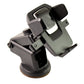 The long 850 mm gooseneck of the adjustable car mount for flexible positioning.