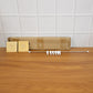 Neutral image of kitchen adhesive hook rack set showing mounting area