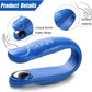 Side view of the ergonomic Acupressure Hand Clip, demonstrating its comfortable fit.