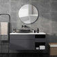 Plastic mirror wall sticker adhered on smooth home wall