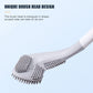 Detailed view of the Golf Silicone Toilet Brush's handle and unique golf-shaped head.