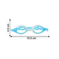 Transparent vision swim goggles for kids