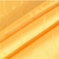 Close-up of polyester fabric reusable table cloth with wrinkle resistant texture.