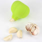 Compact silicone garlic peeler, ideal for small kitchens and easy storage.