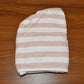 Packaged soft microfiber hair drying towel wrap with teddy bear button