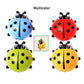 Angled view of the Ladybug toothbrush holder, perfect for kids' toothbrushes.