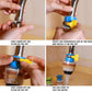 Alternative angle of the Faucet Water Filter, showing its flexible hose attachment.