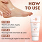 Intensive foot cream used for heel repair