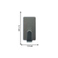 Hanger style stick on adhesive wall hooks