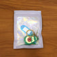 Lightweight avocado keychain ideal for school bags and backpacks
