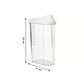 Easy-flow airtight kitchen container for cooking ingredients