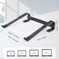 Sturdy metal laptop stand providing firm laptop support