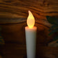 Decorative LED flameless candle lighting up indoor spaces softly