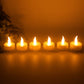 LED candle light set providing safe, flameless illumination at home
